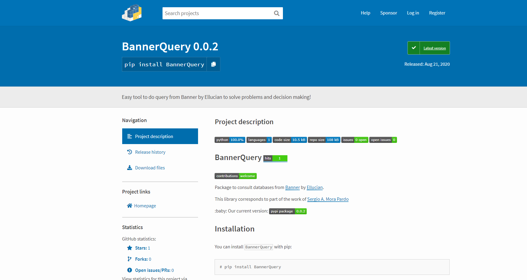 GitHub - sergiomora03/BannerQuery: ⚡ Library to connect databases from ...