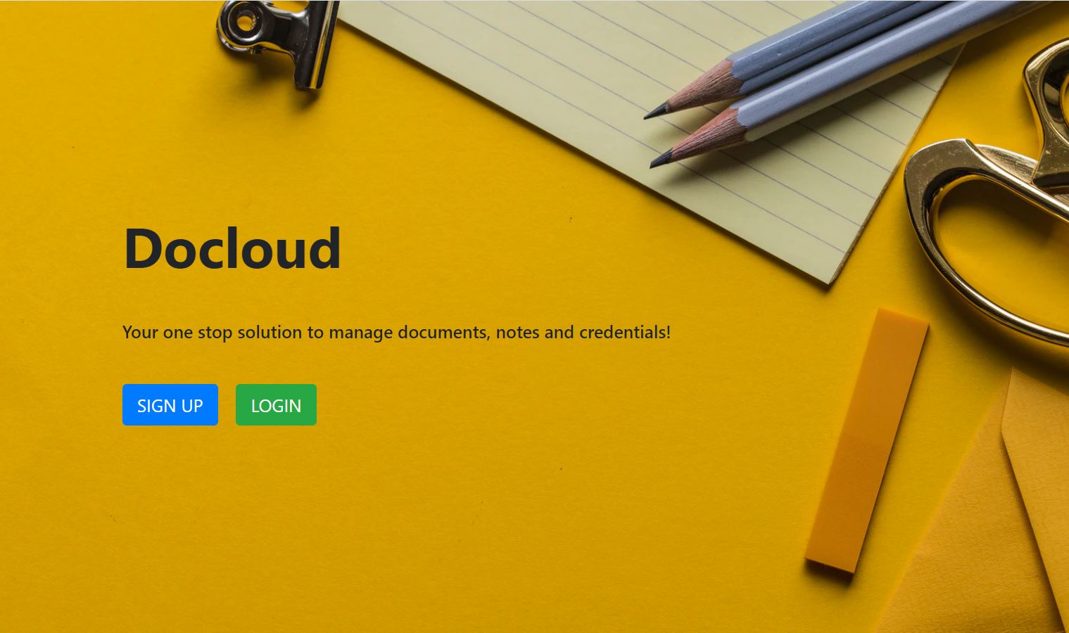 GitHub - DemonDaddy22/Docloud: A Java-Sprinboot Application to store ...