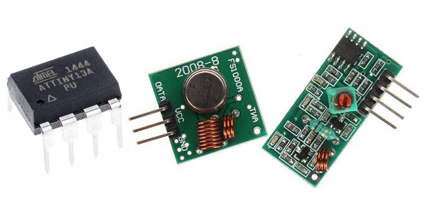 Decode 433.92 MHz weather station data · One Transistor