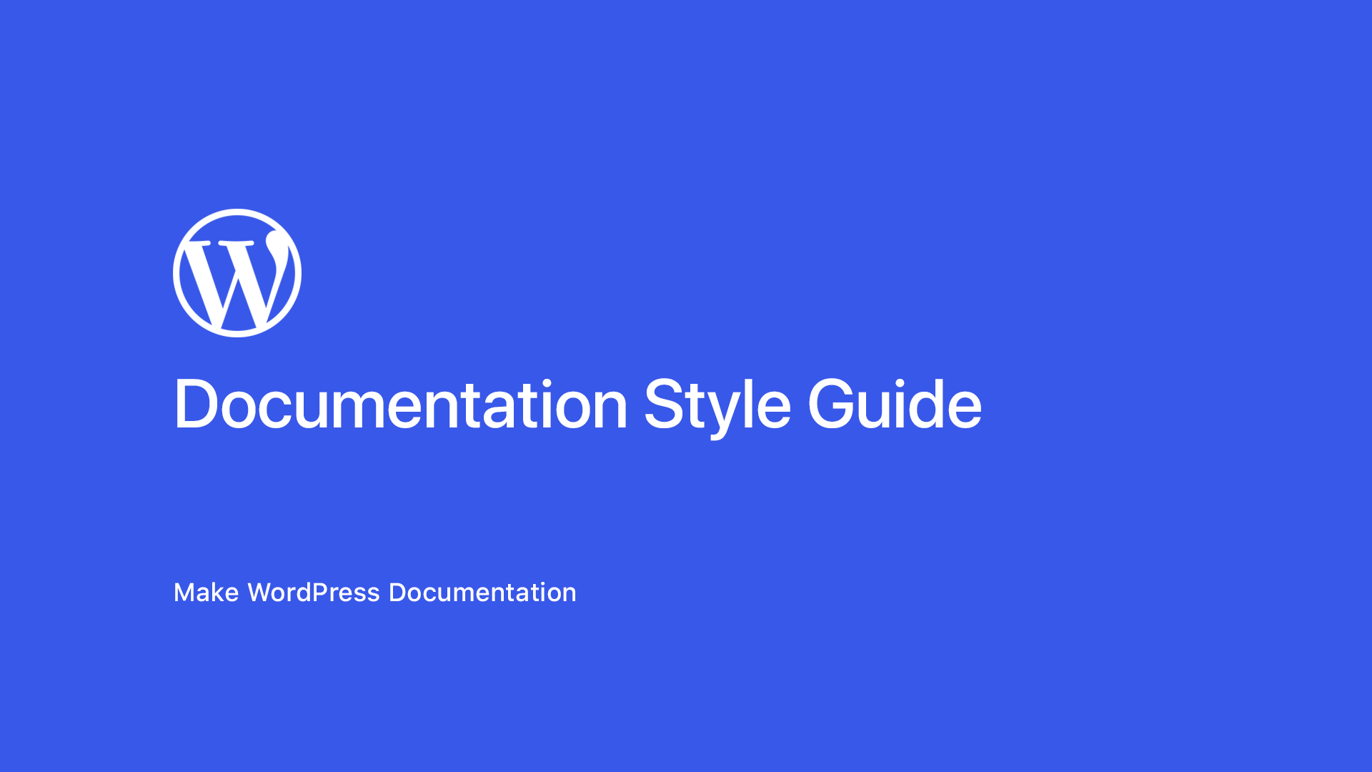 Style Guides For Your Docs