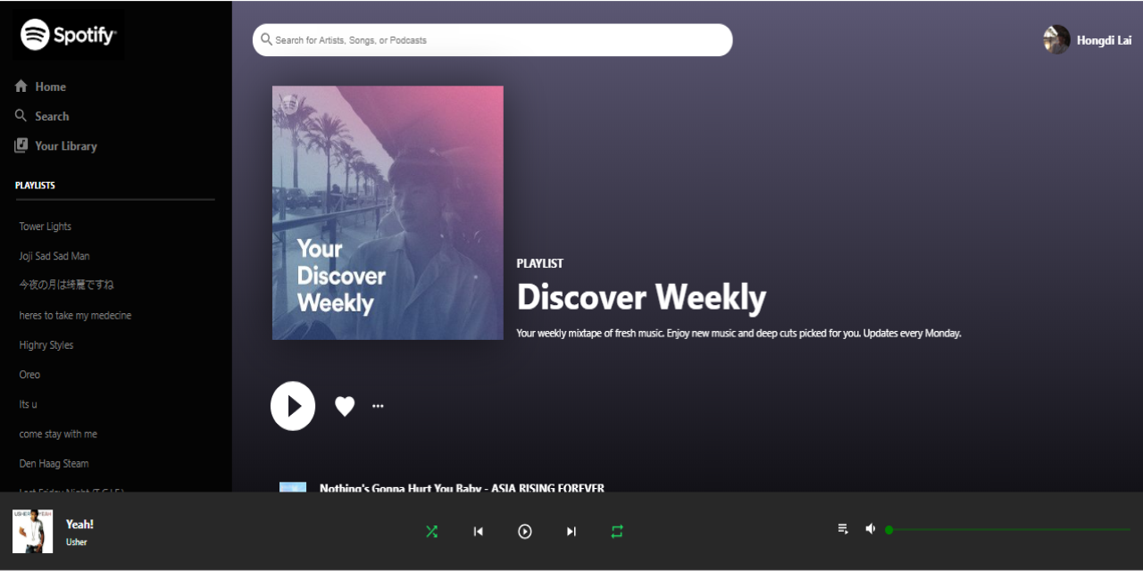 GitHub - Hongdi-LAI/Spotify-clone: Spotify-duplicate built with React ...