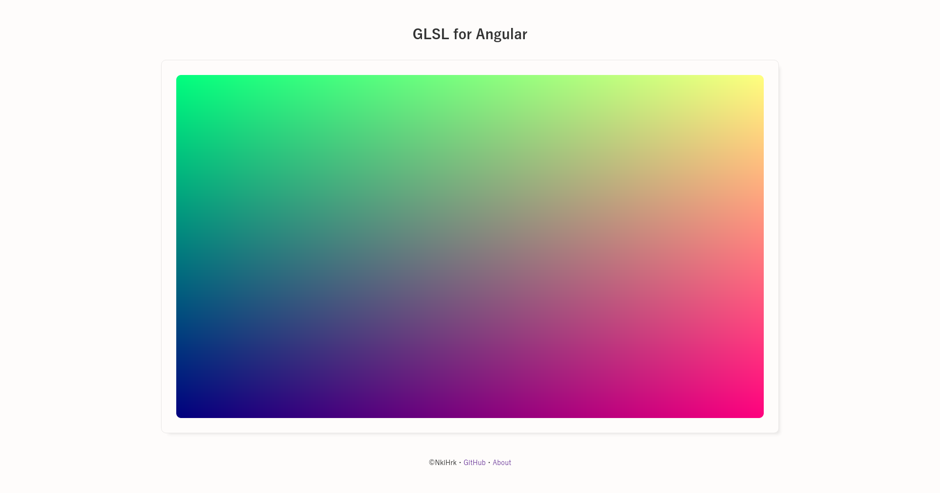 GLSL-on-Angular