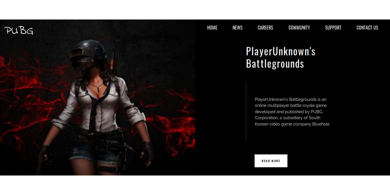 GitHub - unnativasayani/PubgWebsite