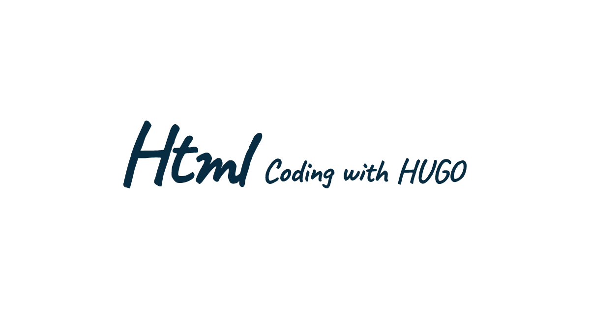 GitHub - qrac/html-coding-with-hugo: A Hugo template for common ...