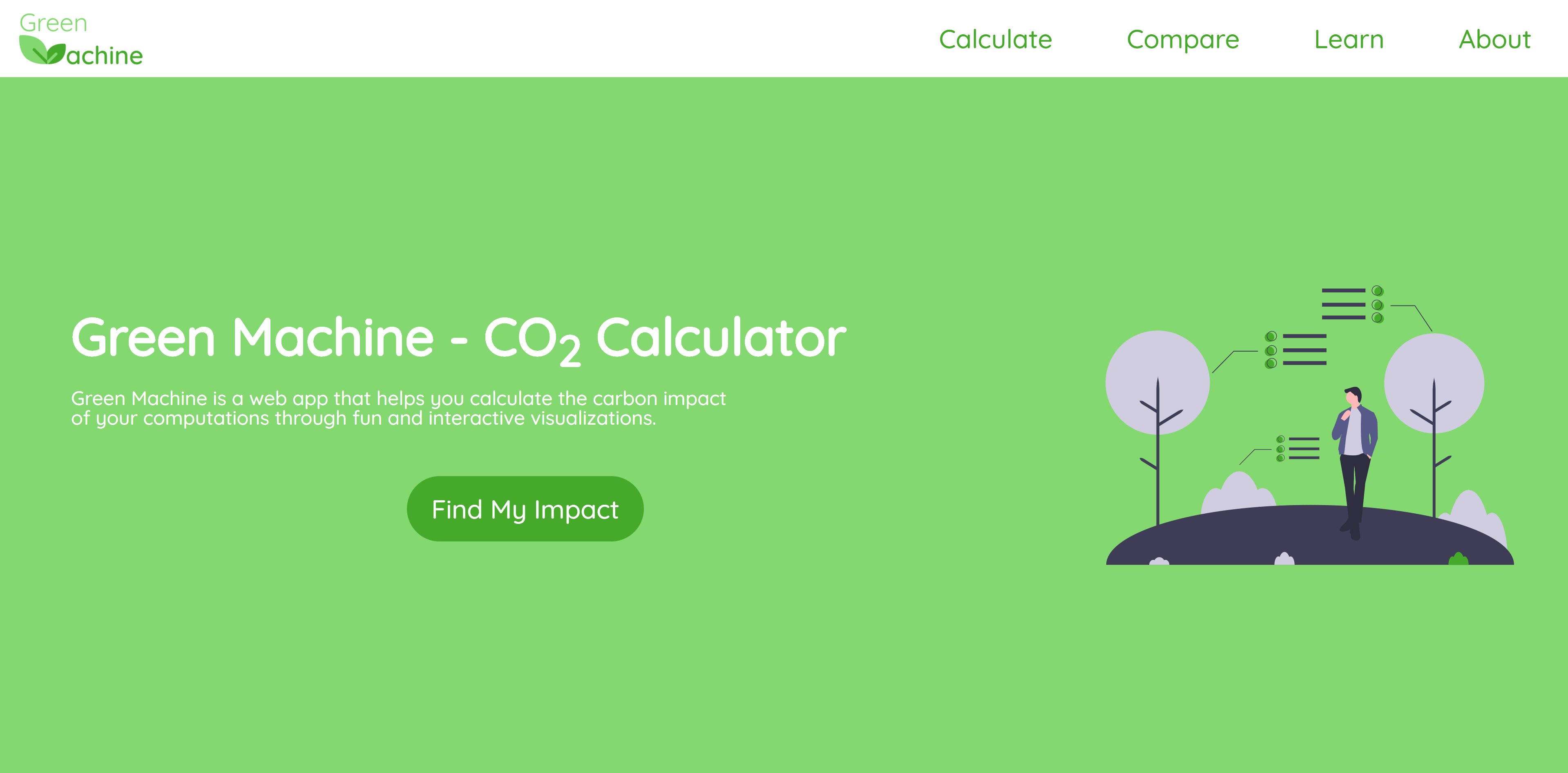 GitHub - uyxela/hackmit2020: Green Machine is a web app that helps you ...