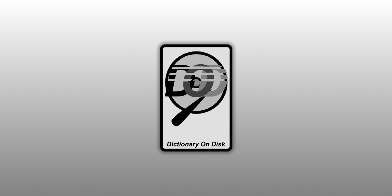 DictionaryOnDisk