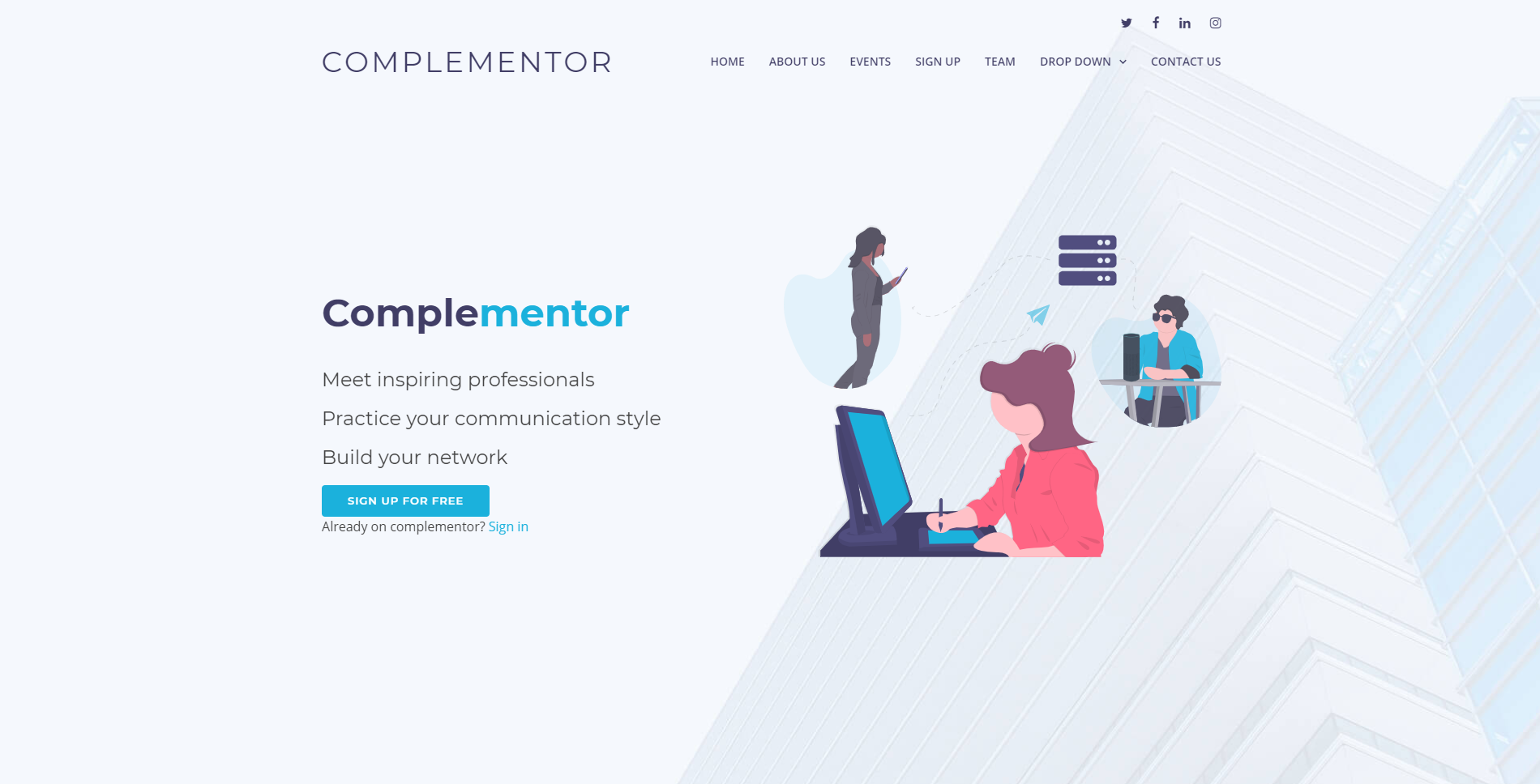 GitHub Mentoring platform for joiners in technology, based on an
