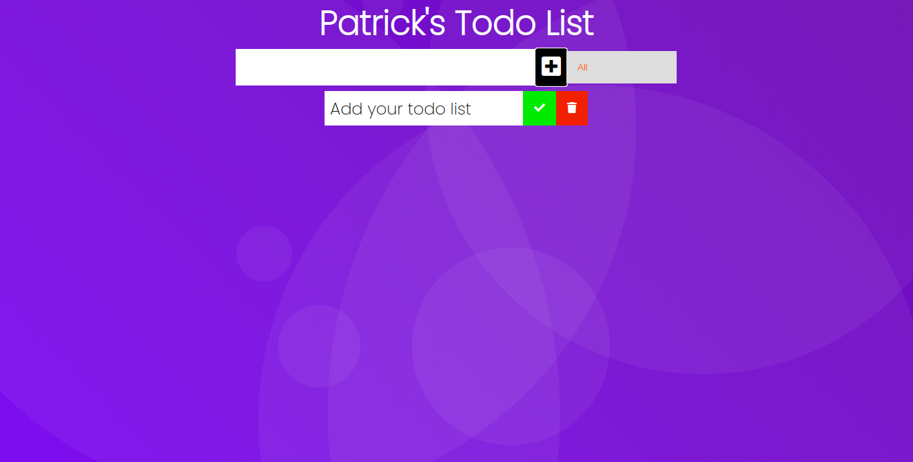 GitHub - PatrickKyei/Todo-App: Todo App with HTML, CSS and JS