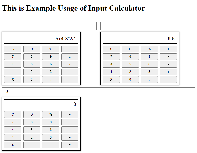 input-calculator