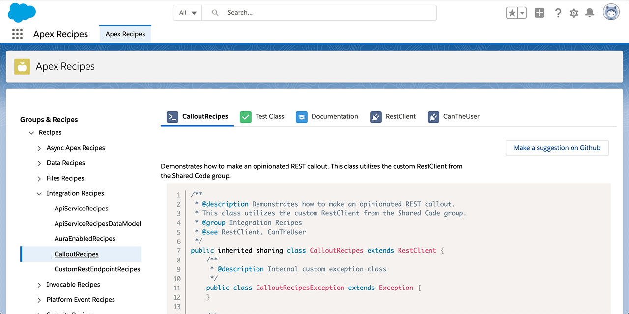 trailheadapps/apex-recipes