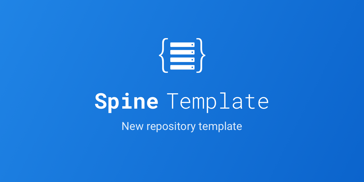 GitHub - SpineEventEngine/template: The template for new repositories