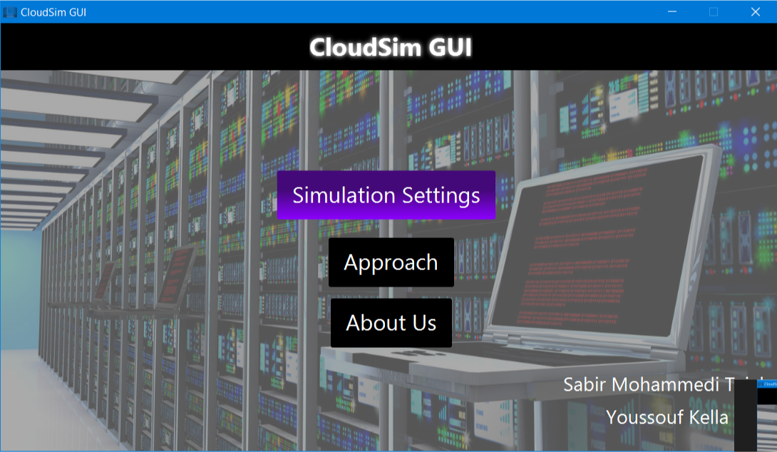 GitHub - Sabir97/CSimPFE: CloudSim with GUI and added new migration ...