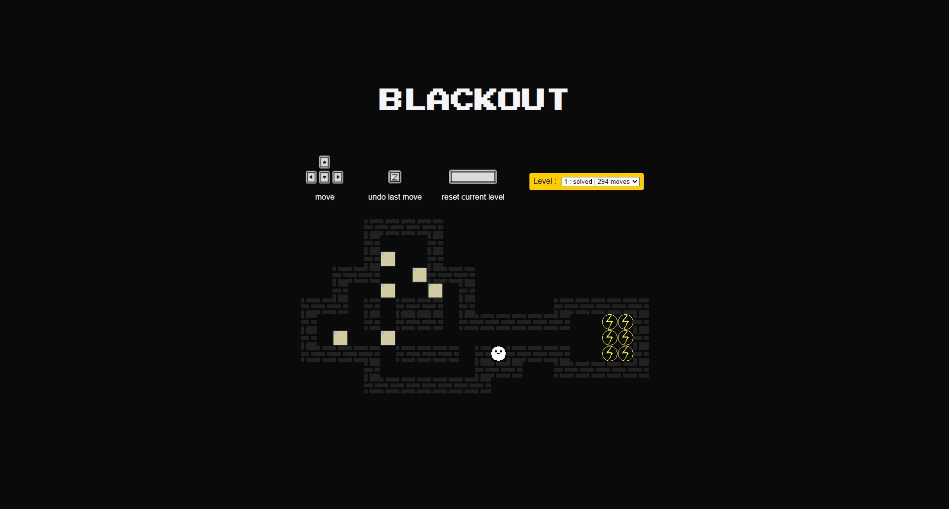 GitHub JennieQIAN/Blackout Puzzle game can you reach epic win on