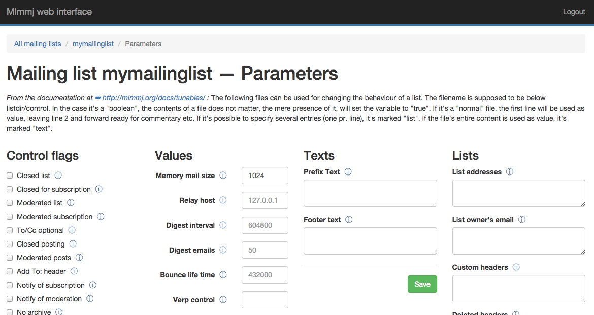 mlmmj-simple-web-interface