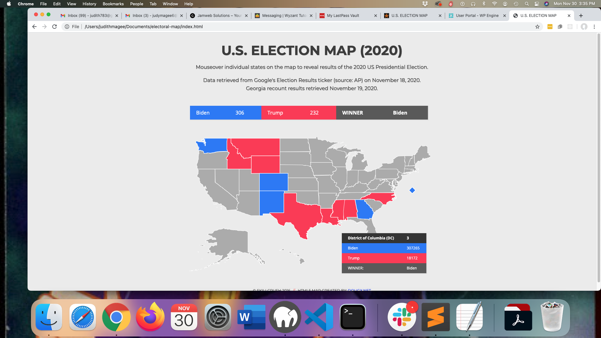 GitHub - jam-web/2020-US-Election-Electoral-Votes-by-State: Electoral ...