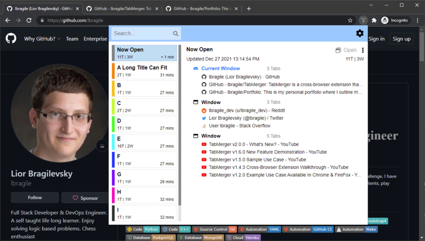 Some suggestions for managing tabs sessions better · Issue #21 ·  cnwangjie/better-onetab · GitHub