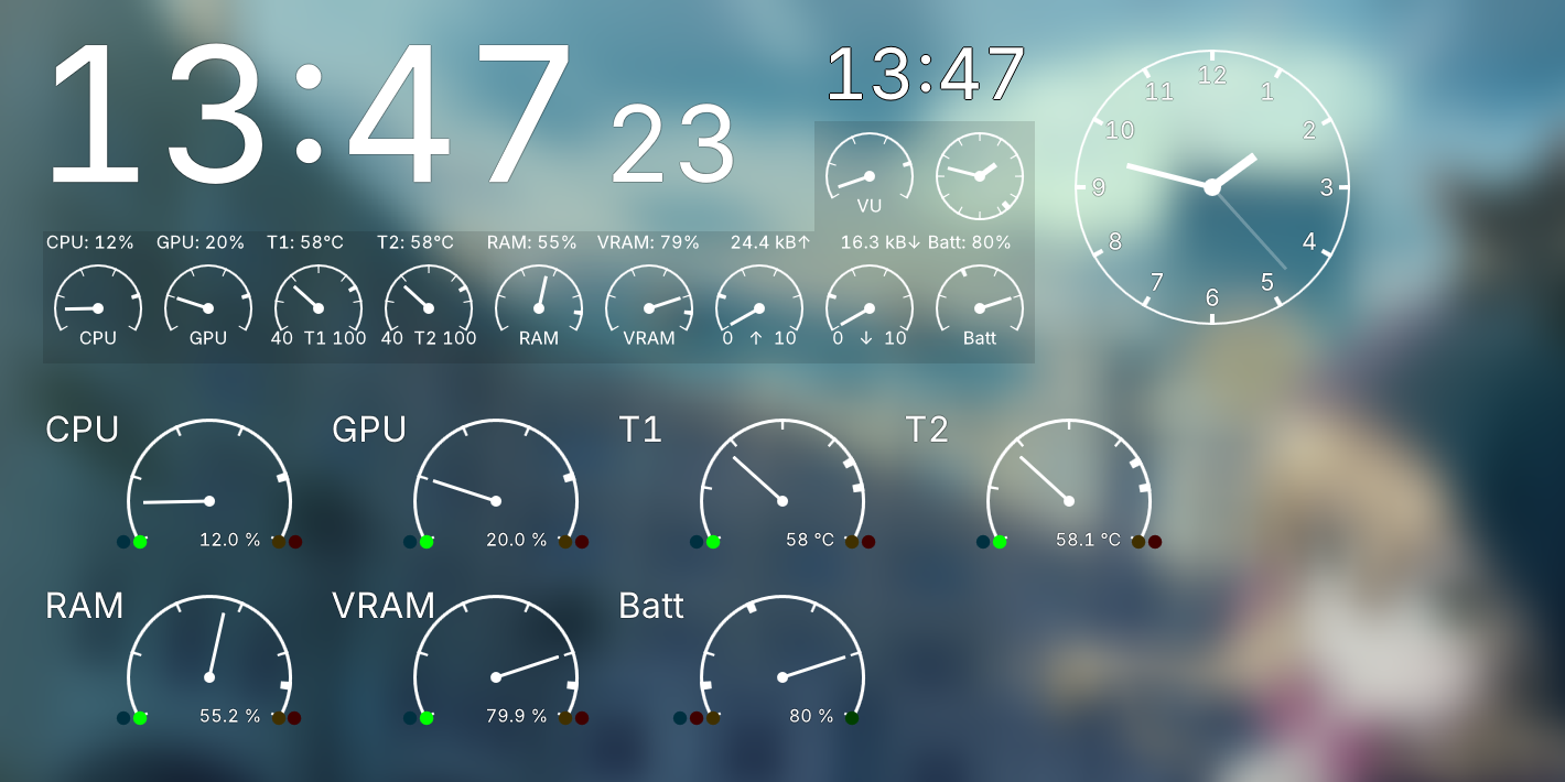 Sam-Toki-Rainmeter-Skin