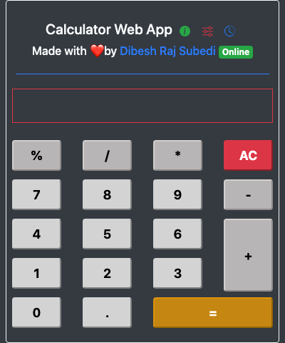 GitHub - itSubeDibesh/Calculator: A Quest to make a multi-platform ...
