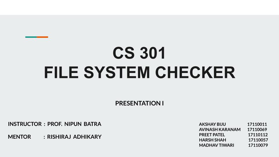 GitHub - OS-Project-File-System-Checker/File-System-Checker