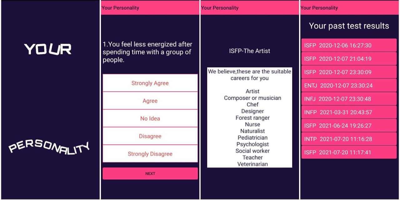Final Update on my Android App, The MBTI Database : r/mbti