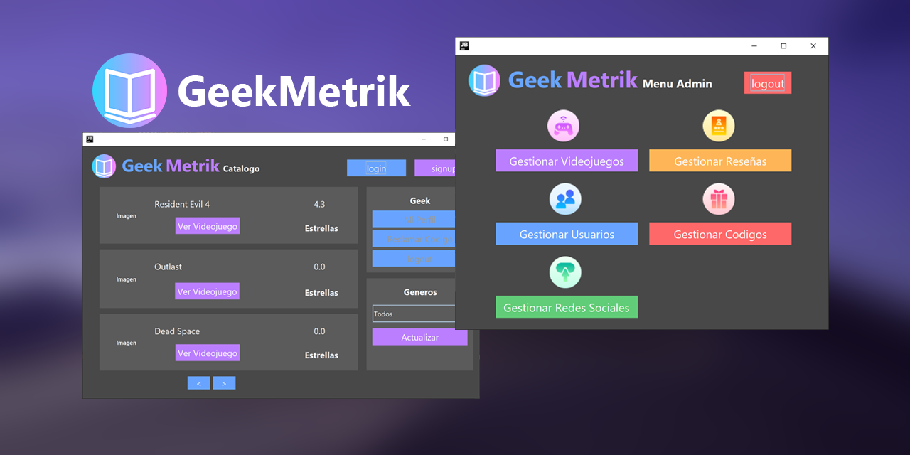 GitHub - TanZng/GeekMetrik: Sistema escalable que se adapta a las ...