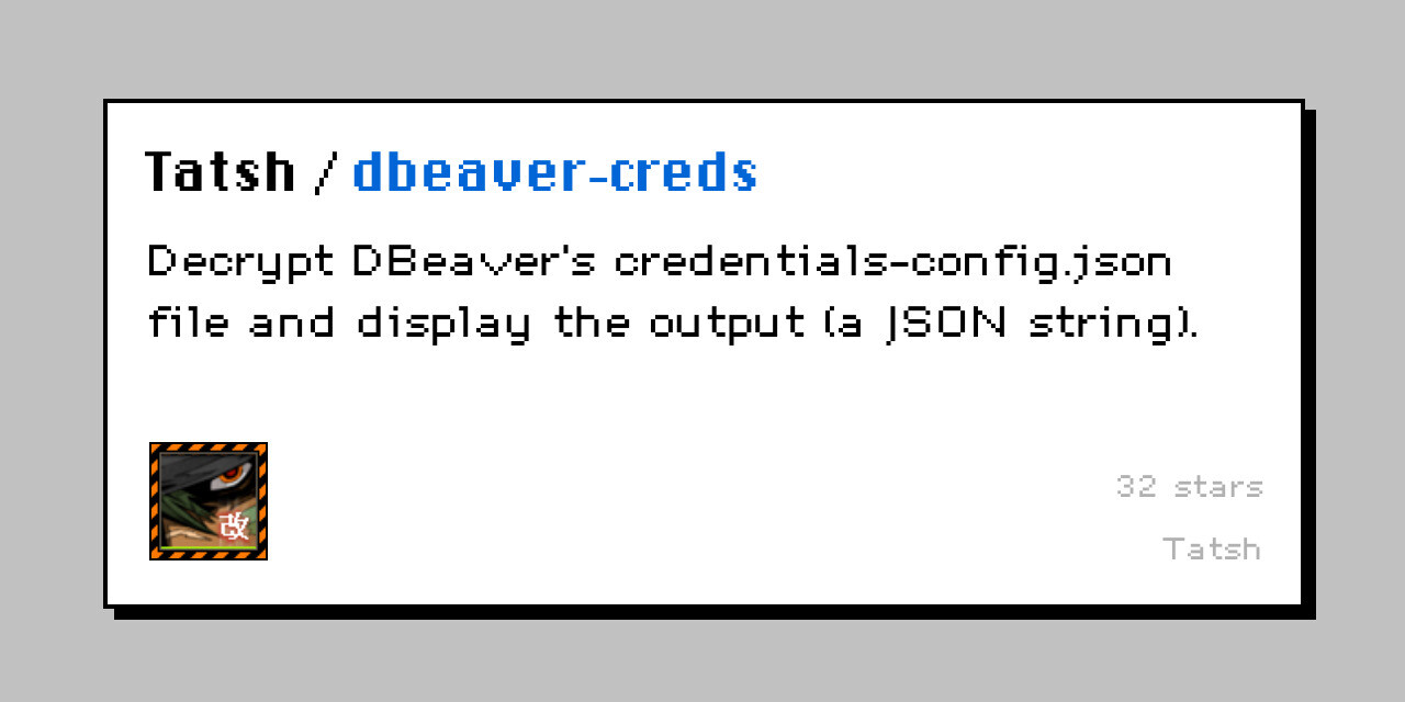 dbeaver-creds