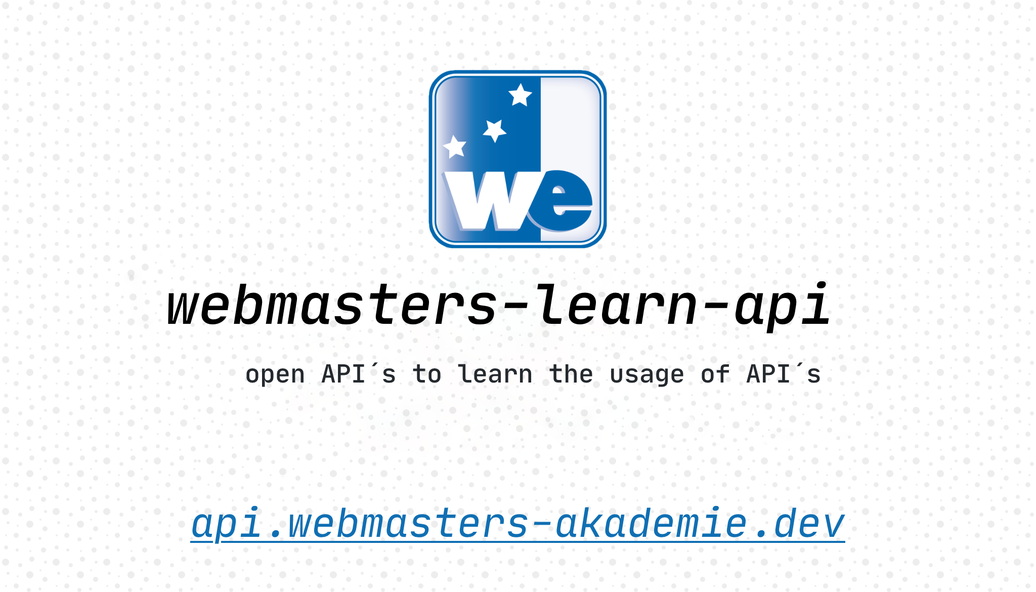 GitHub - Cosnavel/webmasters-learn-apis: open API`s to learn their usage