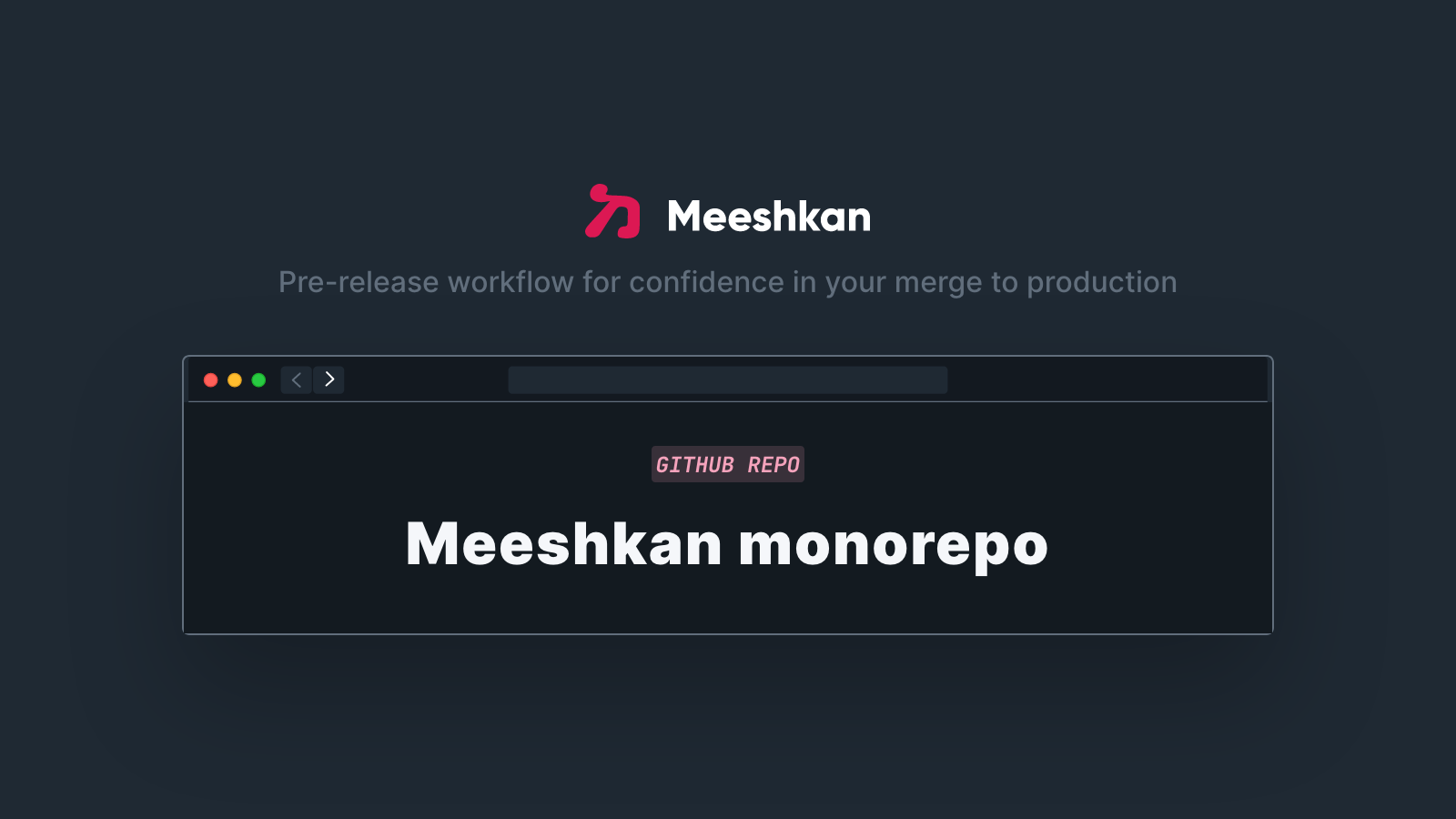 GitHub - meeshkan/meeshkan: The Meeshkan frontend stack monorepo.