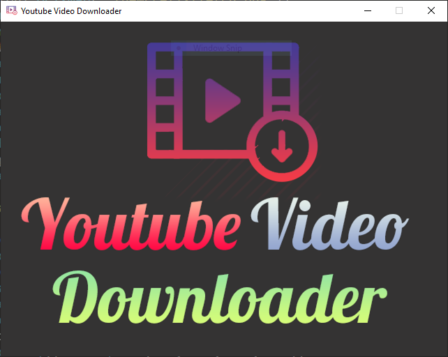 GitHub - its-me-sv/Youtube_Video_Downloader: Python - GUI Based YouTube ...