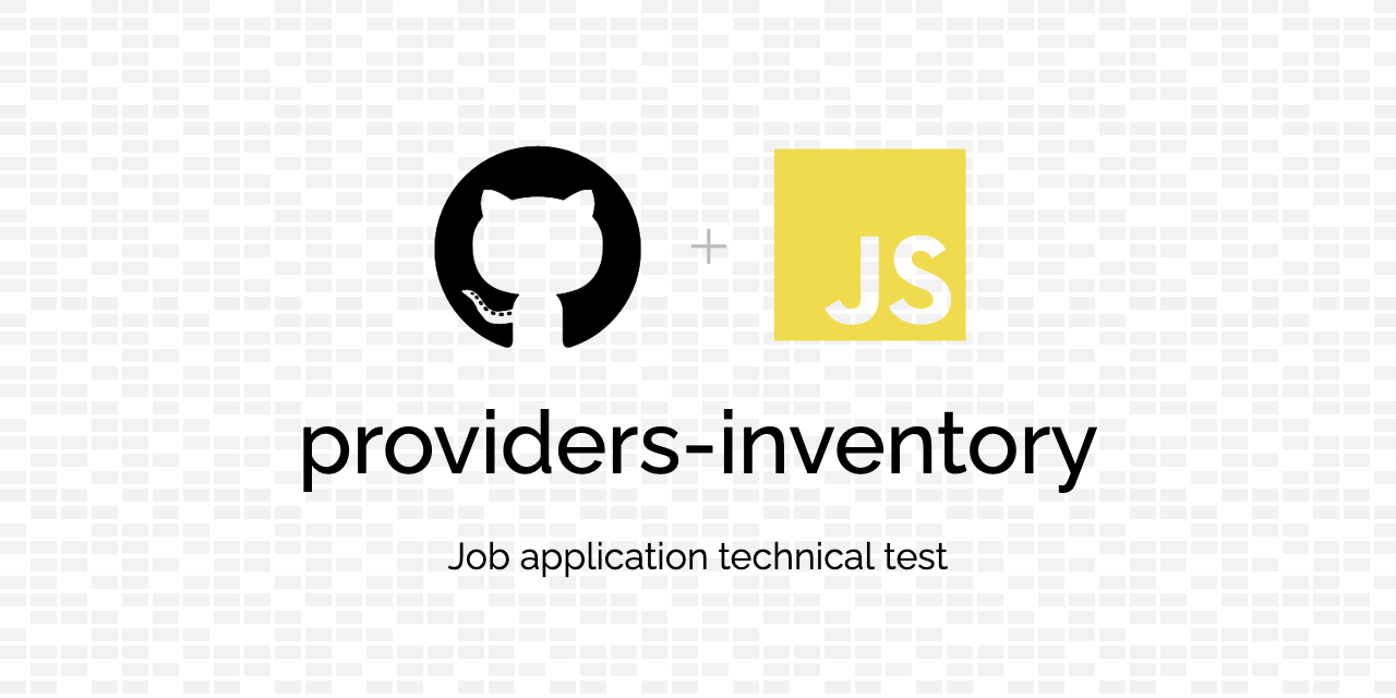 Github georgehossa providers inventory job application technical test