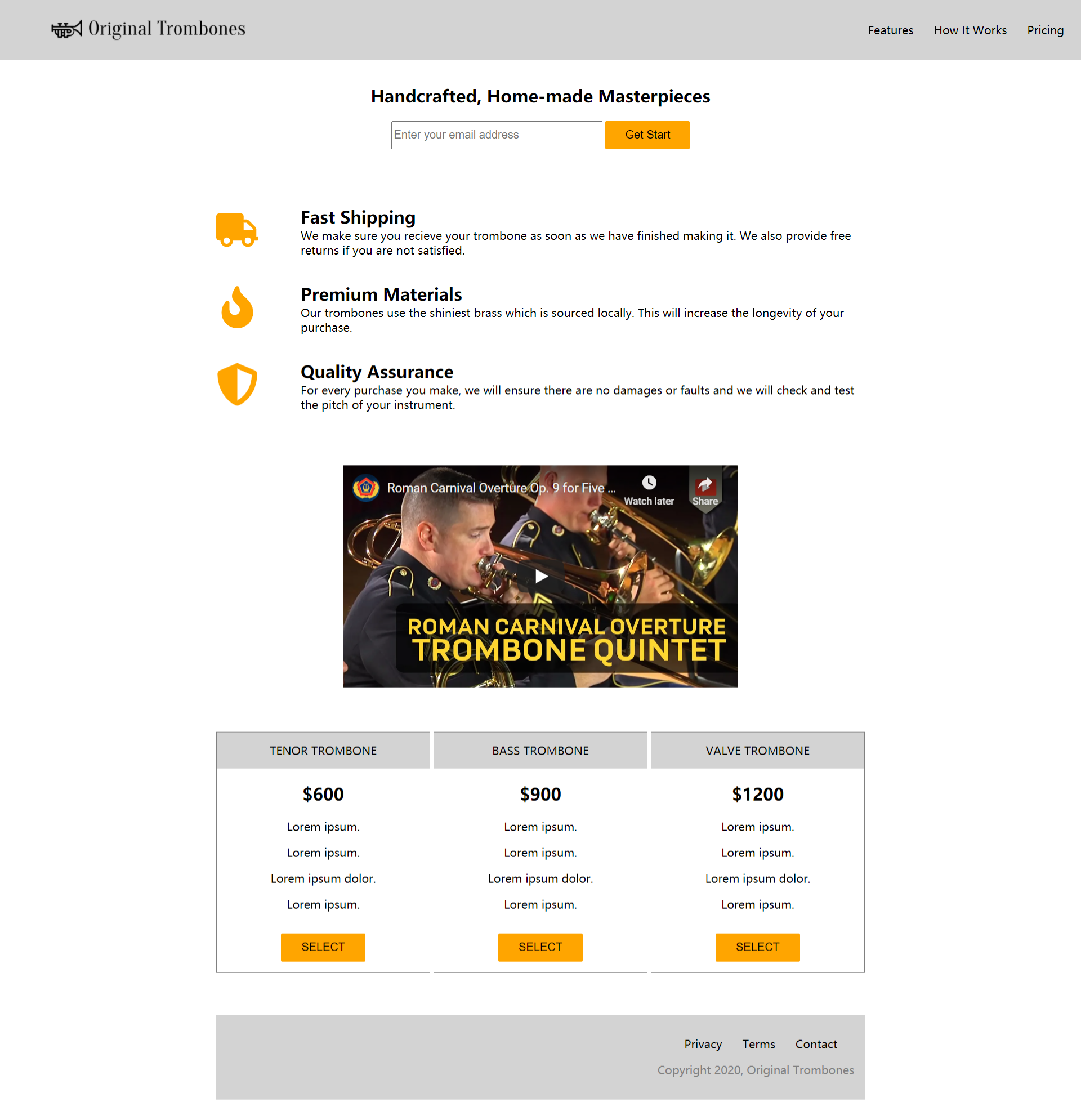 GitHub - ziqing-wang/responsive-landing-page