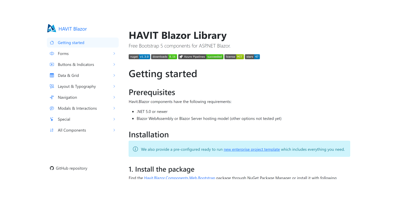 Havit.Blazor