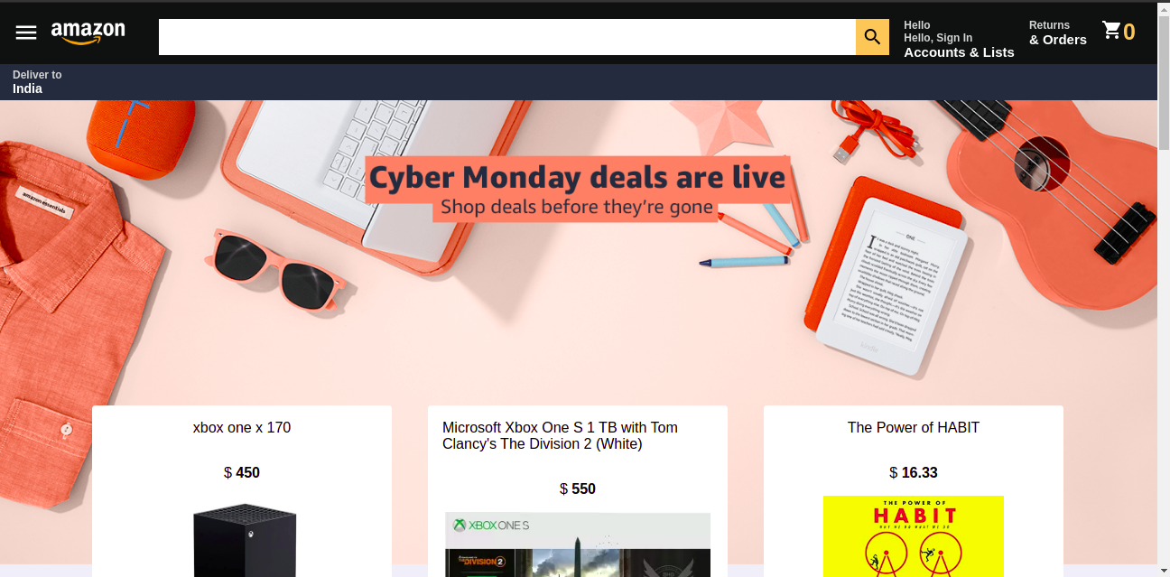 GitHub - SayaliChinchole/my-amazon-clone: Amazon clone using angular