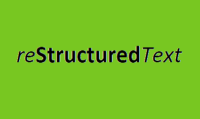 SNU_2D_ProgrammingTools_IDE_ReStructuredText