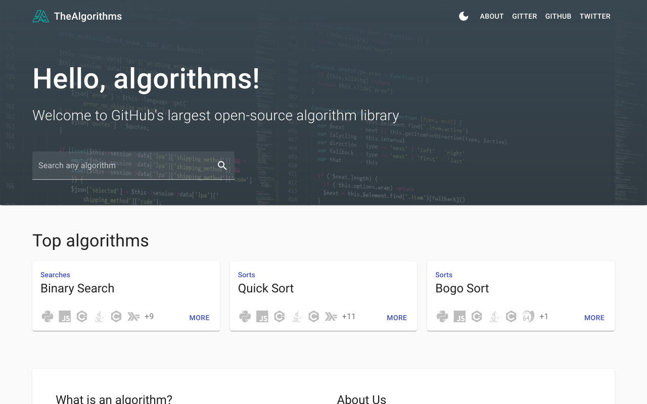 TheAlgorithms/website