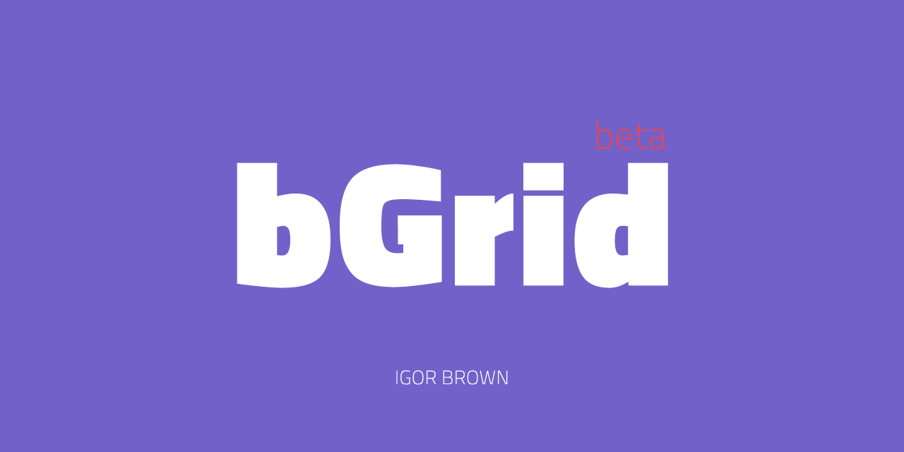 GitHub - igoramos77/bGrid-Framework: Framework minimalista baseado em ...