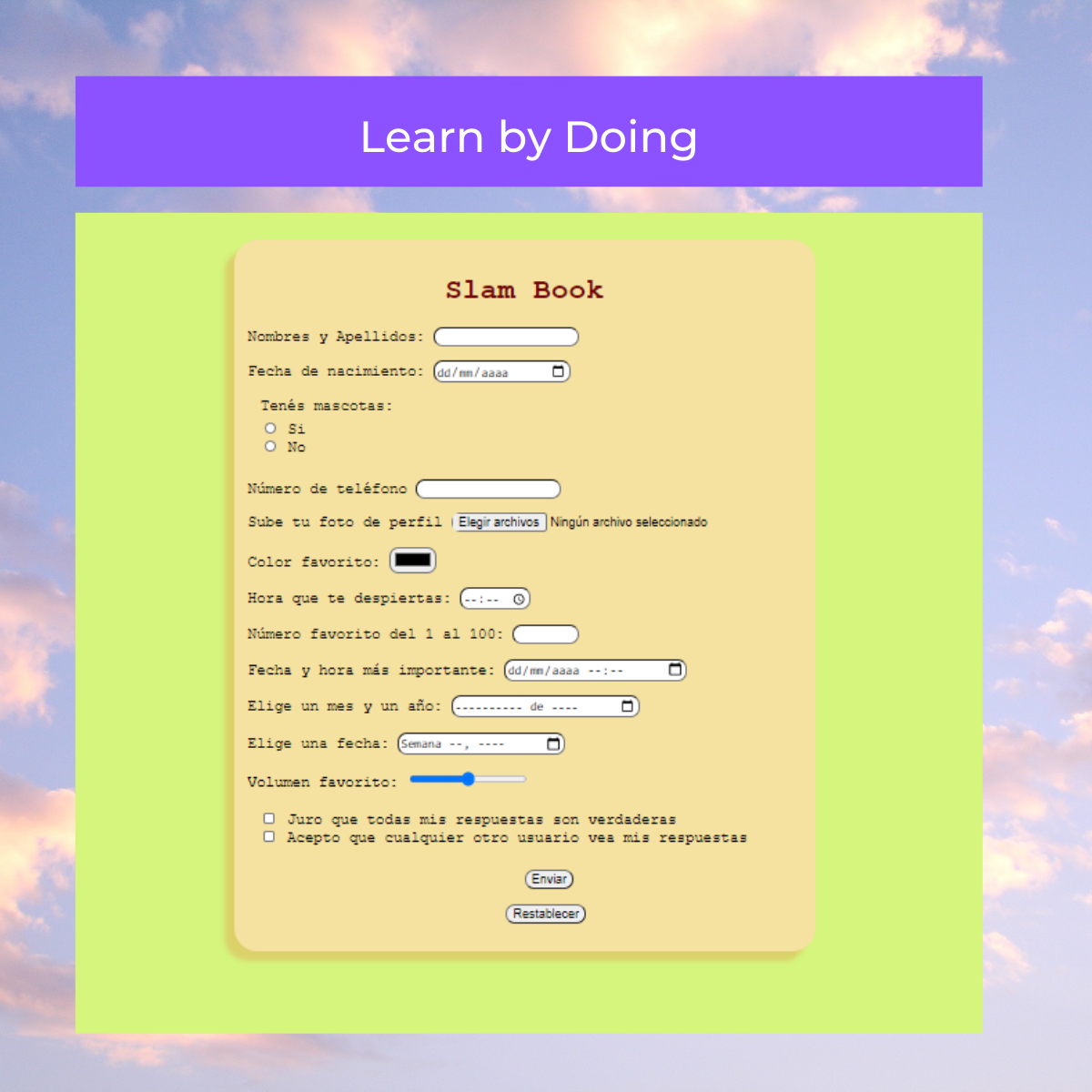 GitHub - eugenia1984/slambook: With HML5 and CSS3 I created a slambox ...