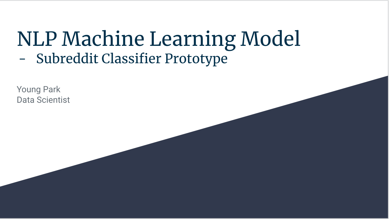 GitHub - youngathpark1/NLP-Subreddit-Classification-Model: NLP Machine ...