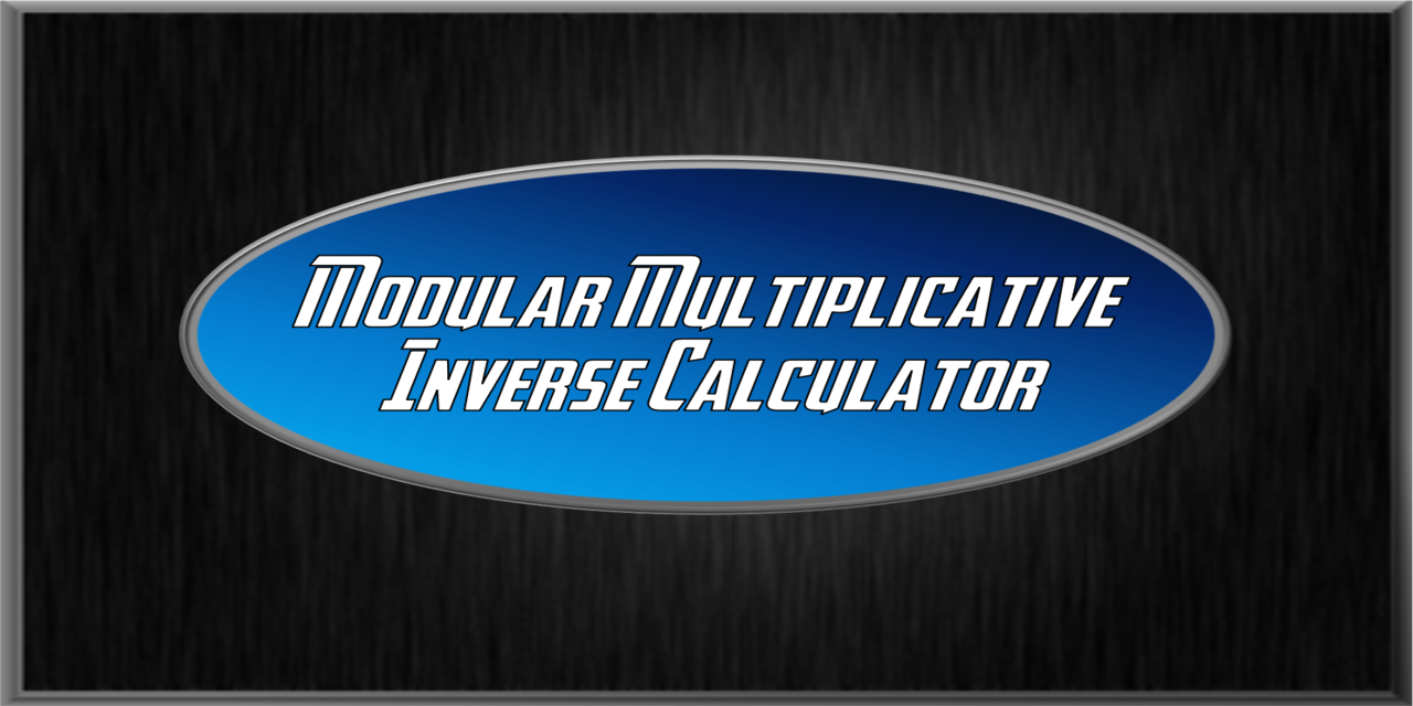 Multiplicative inverse deals calculator