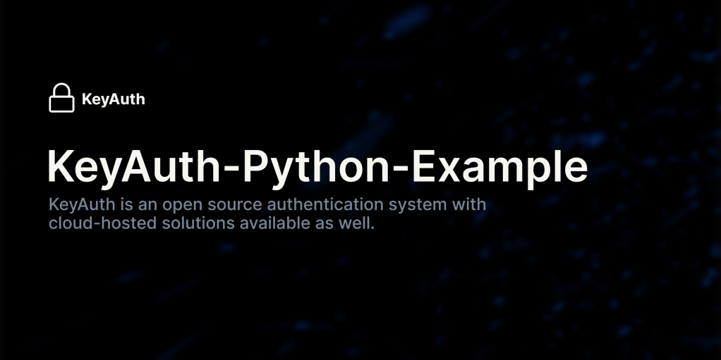 KeyAuth/KeyAuth-Python-Example