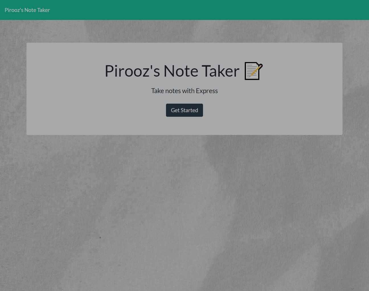 GitHub - attack-theoRy/Express-Note-Taker: Write, save and delete notes