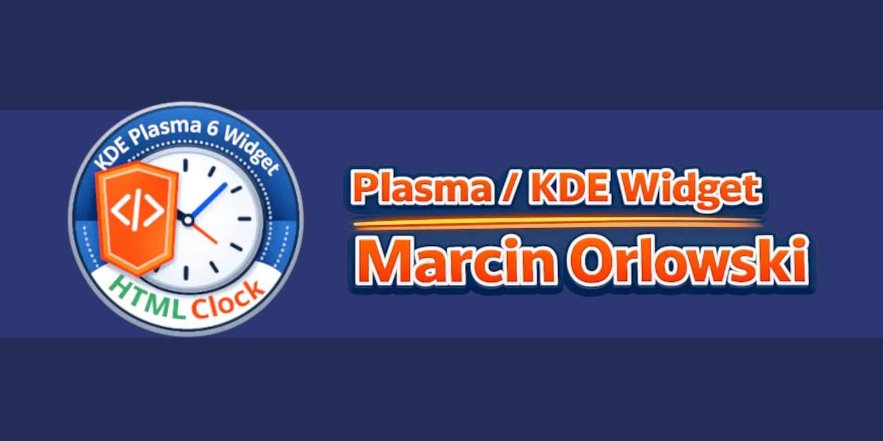 html-clock-plasmoid