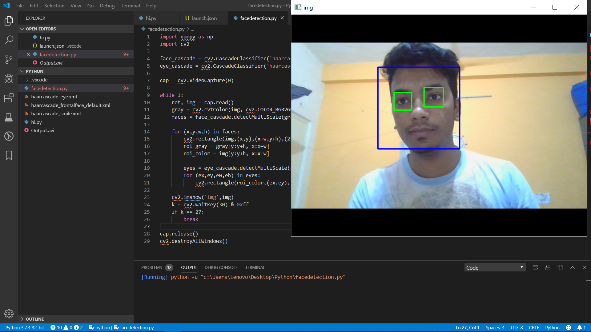 GitHub - Harnitsoni28/Face-Detect: This Project Is Created For Checking ...