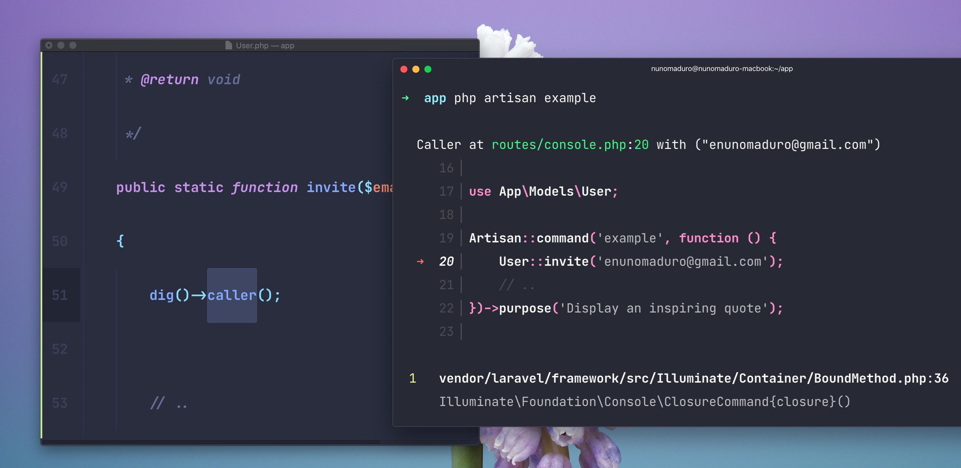 GitHub - nunomaduro/dig: 👨🏻‍🎨 A beautiful debug tool for the command line.