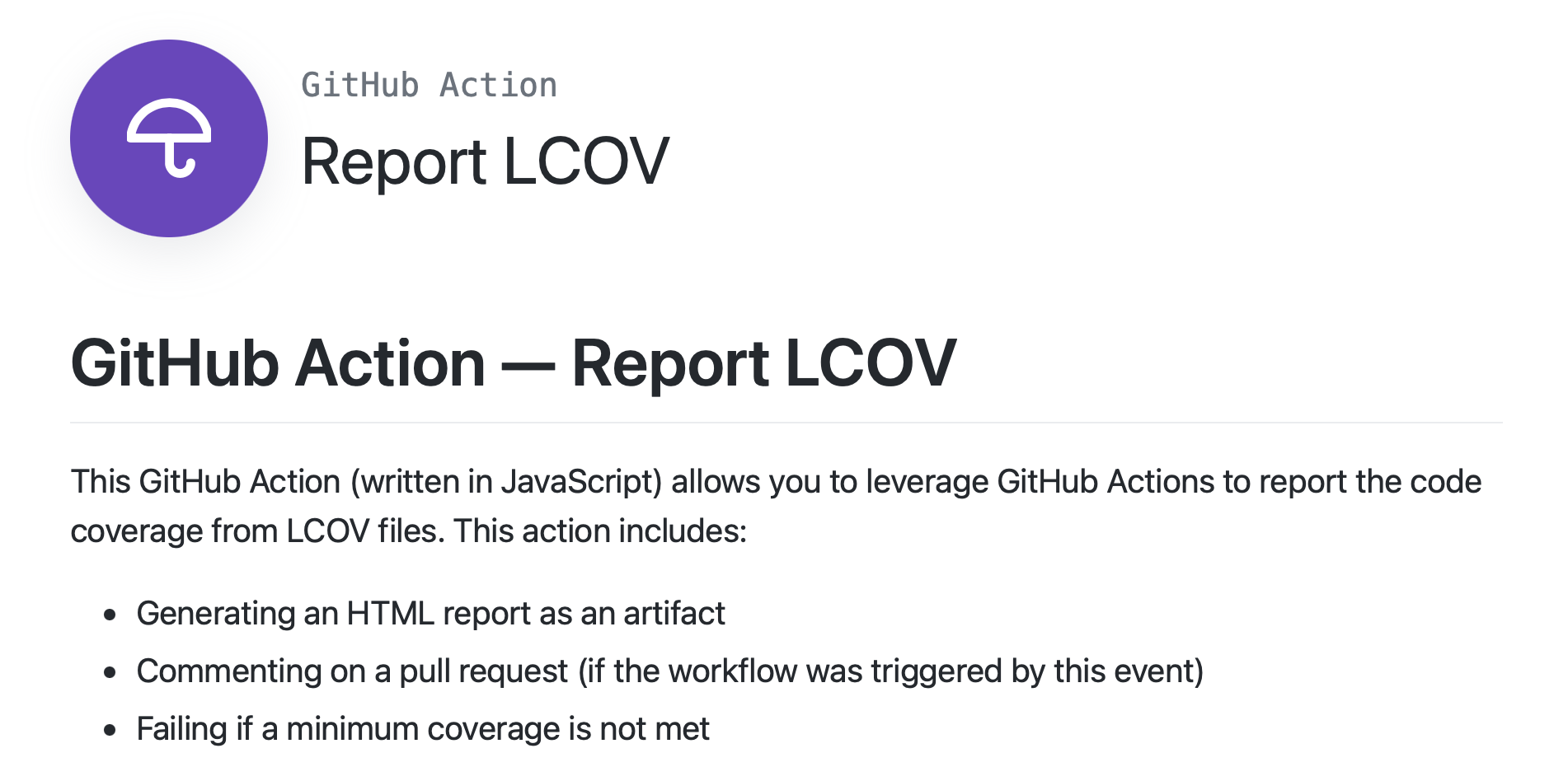 github-actions-report-lcov