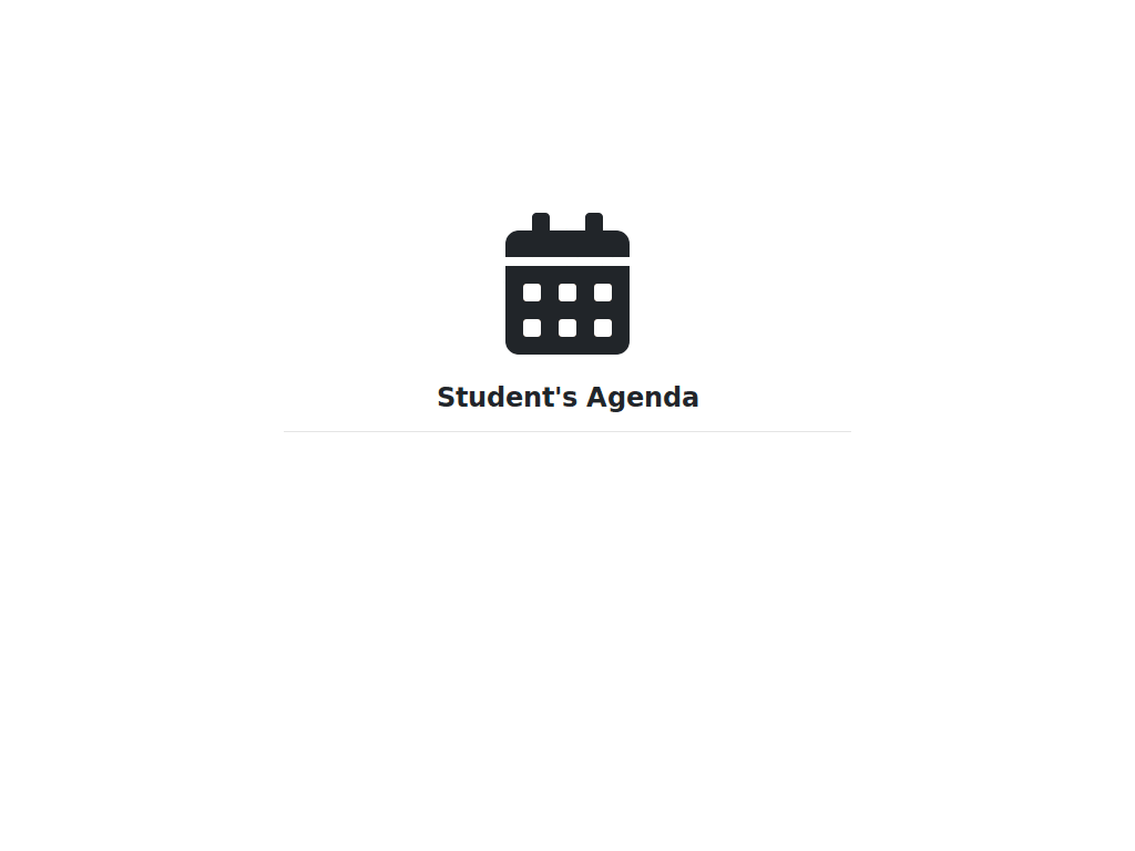 student_agenda