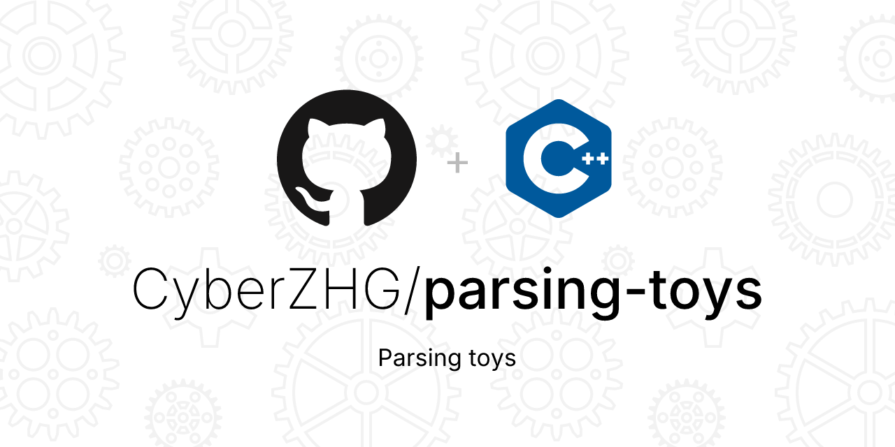 GitHub - CyberZHG/parsing-toys: Parsing toys · GitHub