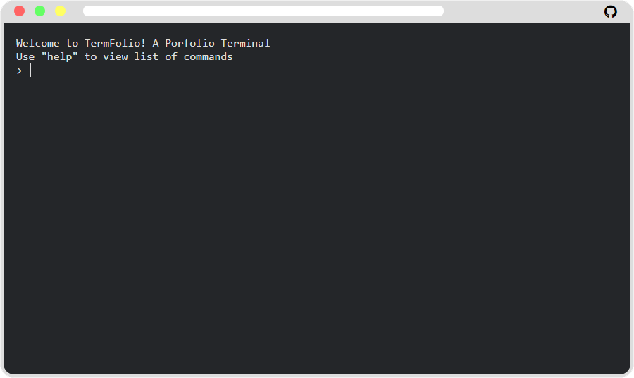 GitHub - ahsankhan26/TermFolio: Terminal inspired Portfolio website.