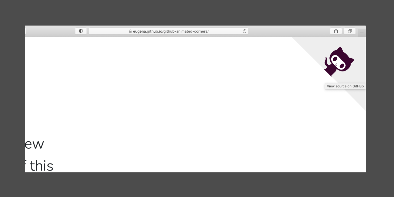 github-animated-corners