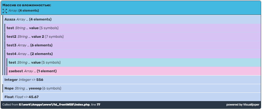 GitHub - desfpc/Visualijoper: PHP class for rendering variables and ...
